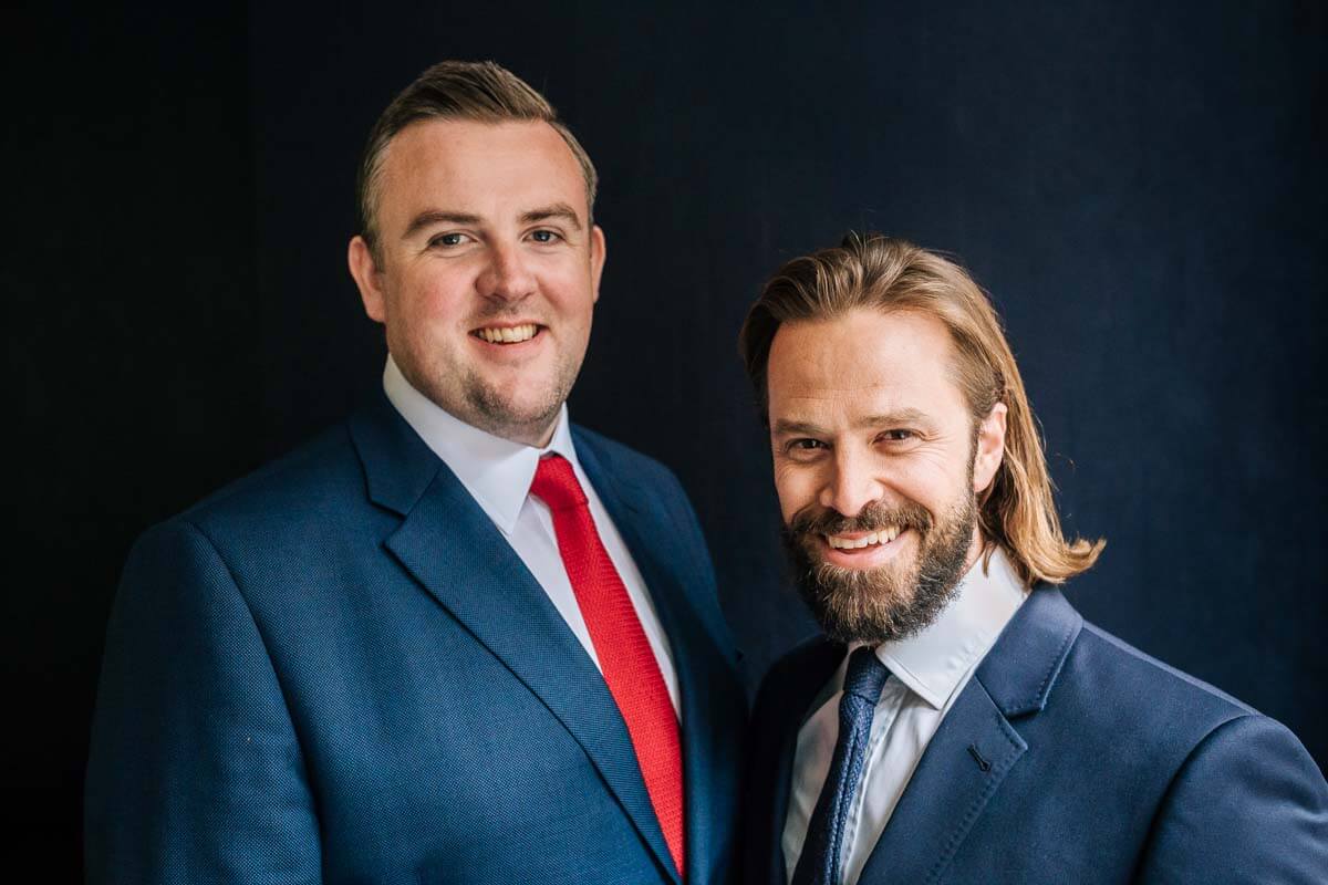 Left to right – CEOs Chris and Guy Setford
